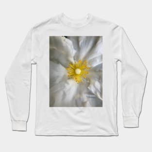 Delicate white flower Long Sleeve T-Shirt